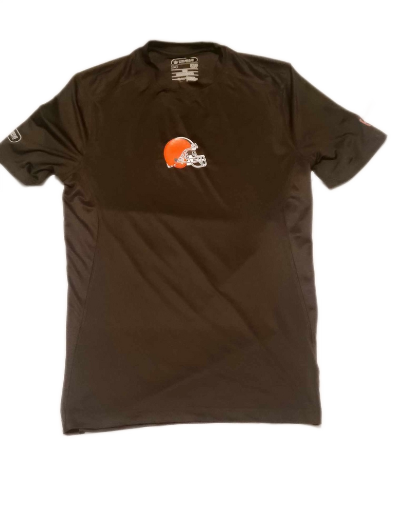 Men s Cleveland Browns Under Armour Heatgear T Shirt Interstate Sports