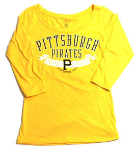 Womens Scoop Neck Tee-Shirt Pittsburgh Pirates Size Medium