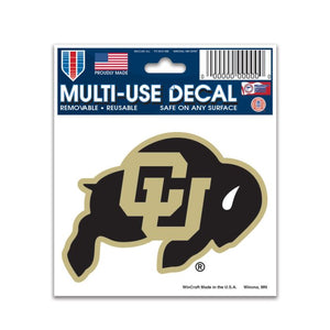 Colorado Buffaloes Multi-Use Decal - 3" x 4"