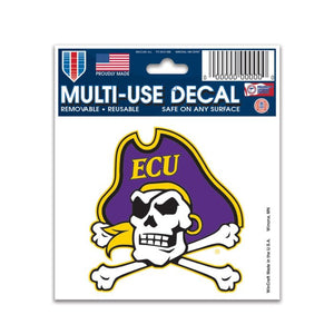 East Carolina Pirates Multi-Use Decal - 3" x 4"