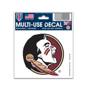 Florida State Seminoles Multi-Use Decal - 3" x 4"