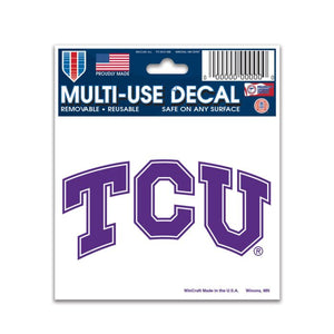 TCU Horned Frogs Multi-Use Decal - 3" x 4"