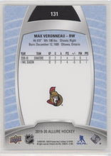 Max Veronneau 2019-20 Allure Hockey Base Set - SSP, 131