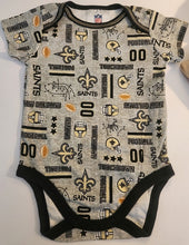 New Orleans Saints 3-Pack Onesie Set - 0/3 months