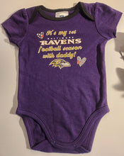 Baltimore Ravens Girl's 3-Pack Onesie Set - 6/12 months