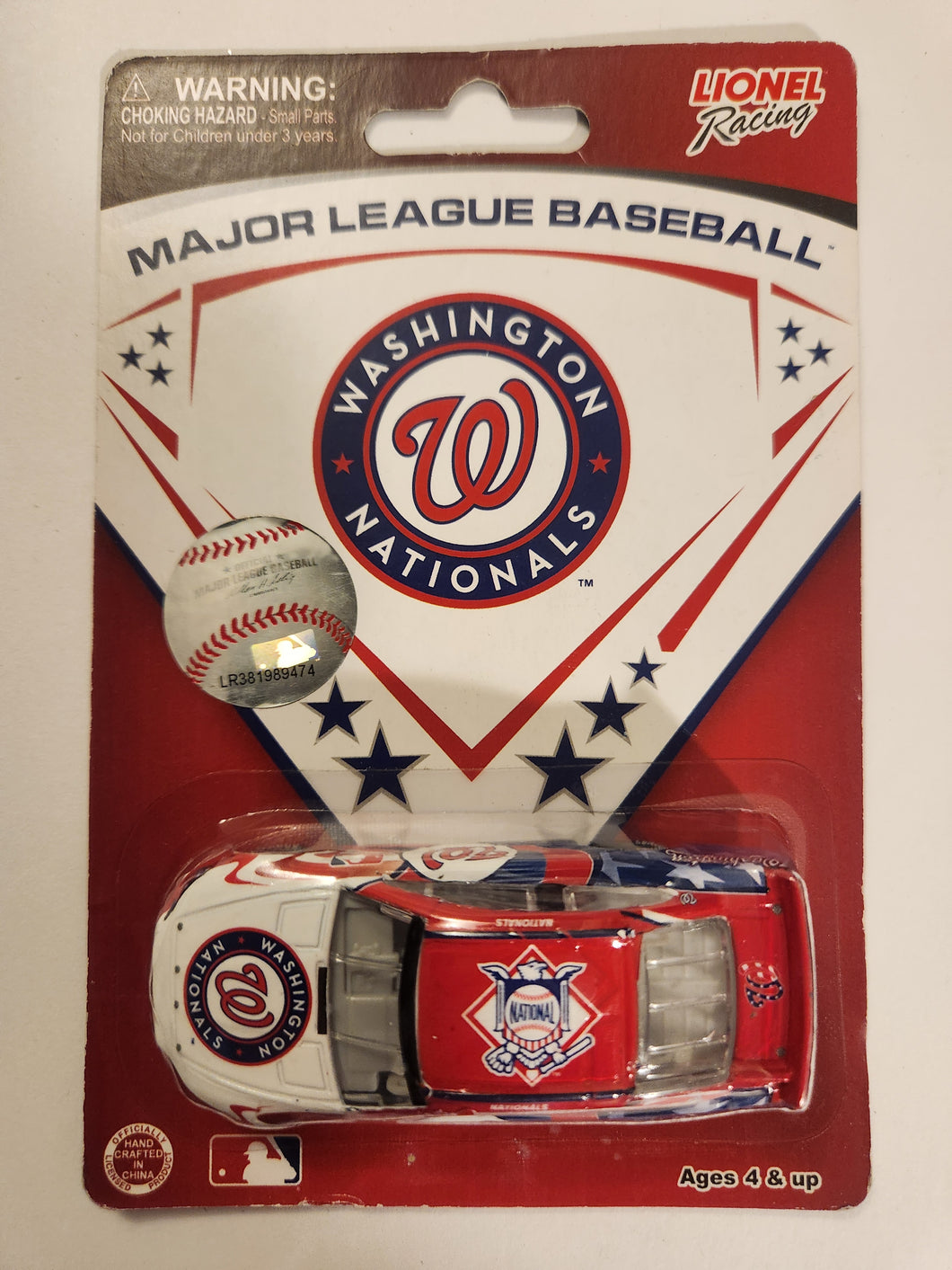 Washington Nationals MLB Hardtop Diecast Car - 1:64 Scale