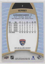 Aleksander Barkov 2019-20 Allure Hockey Sunset Parallel, 7