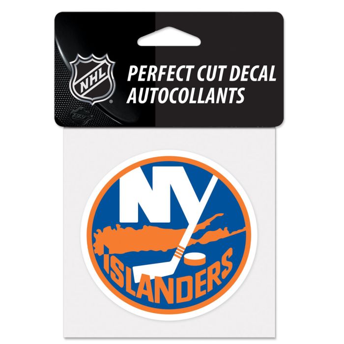 New York Islanders Perfect Cut Color Decal - 4