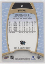 Erik Karlsson 2019-20 Allure Hockey Sunset Parallel, 25