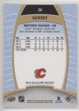 Matthew Tkachuk 2019-20 Allure Hockey Sunset Parallel, 26