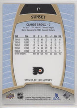 Claude Giroux 2019-20 Allure Hockey Sunset Parallel, 17