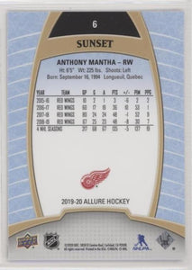 Anthony Mantha 2019-20 Allure Hockey Sunset Parallel, 6