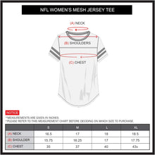 Women's Carolina Panthers Soft Mesh Varsity Stripe T-Shirt