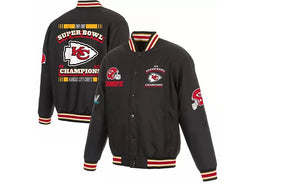 Kansas City Chiefs 2X Super Bowl Champion Letterman Jacket