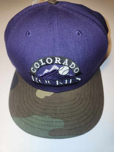 Colorado Rockies Fitted "Camo Bill" Size 8