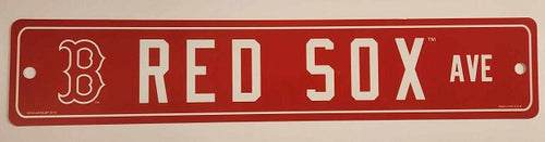 Boston Red Sox Avenue Sign -