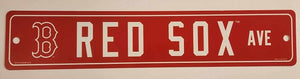 Boston Red Sox Avenue Sign -