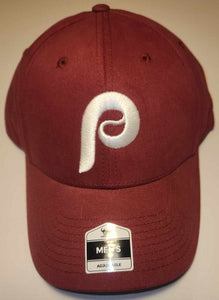 Philadelphia Phillies Maroon Vintage Style Cap/ Hat