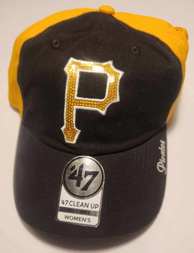 Pittsburgh Pirates Black/ Gold Sparkle Cap/ Hat