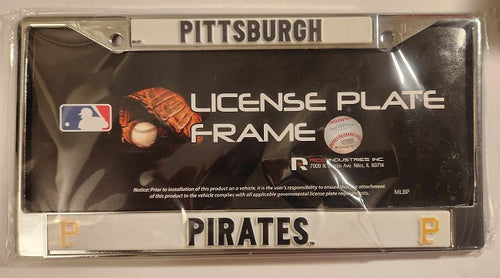 Pittsburgh Pirates Metal License Plate Frame