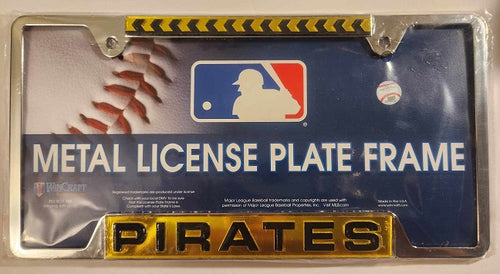 Pittsburgh Pirates Metal License Plate Frame