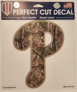 Philadelphia Phillies "Camo" Perfect Cut Decals - 8" x 8"