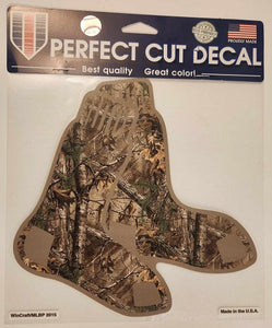 Boston Red Sox "Camo" Perfect Cut Decals - 8" x 8"