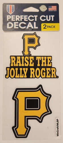 Pittsburgh Pirates Perfect Cut Decal - Set of Two 4