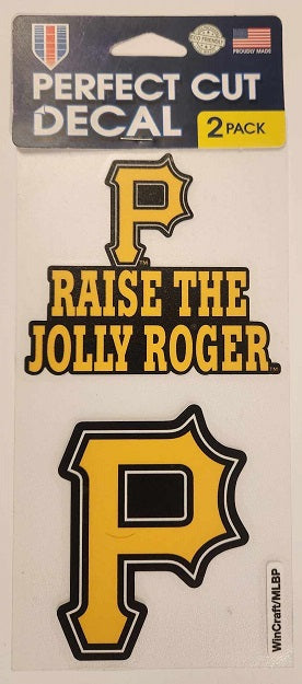 Pittsburgh Pirates Perfect Cut Decal - Set of Two 4