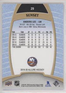 Anders Lee 2019-20 Allure Hockey Sunset Parallel, 29