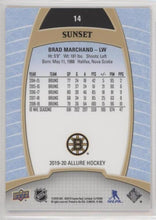 Brad Marchand 2019-20 Allure Hockey Sunset Parallel, 14