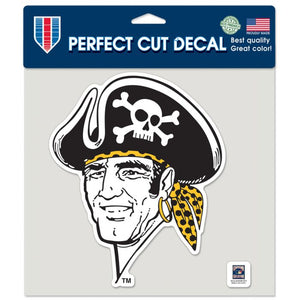Pittsburgh Pirates Retro Logo Perfect Cut Color Decal 8" x 8"