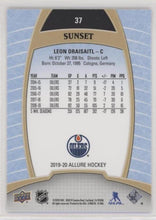 Leon Draisaitl 2019-20 Allure Hockey Sunset Parallel, 37