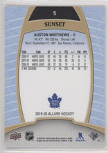 Auston Matthews 2019-20 Allure Hockey Sunset Parallel, 5