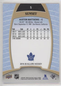 Auston Matthews 2019-20 Allure Hockey Sunset Parallel, 5
