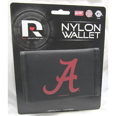 Alabama Crimson Tide Tri-fold Nylon Wallet with Printed Logo