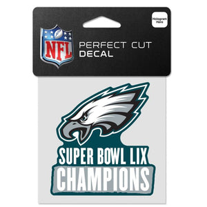 Super Bowl Champions Philadelphia Eagles Perfect Cut Color Decal - 4" x 4"