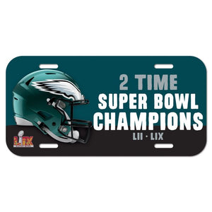 Super Bowl Champions Philadelphia Eagles License Plate