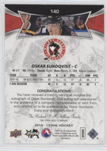 Oskar Sundqvist 2016-17 AHL Base Set SP - Autograph Parallel, 140
