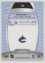 Zack MacEwen 2019-20 Allure Hockey Base Set - SSP, 126