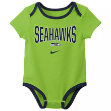 Nike Seattle Seahawks 3-Pack Onesie Set - 3/6 months