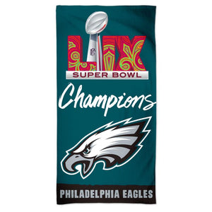 Super Bowl Champions Philadelphia Eagles Spectra Beach Towel - 30" x 60"