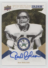 Ned Bolcar Notre Dame 1988 Champions Fighting Irish Signatures, FIS-NB