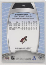 Barrett Hayton 2019-20 Allure Hockey Base Set - SP, 105