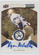 Ryan Mihalko Notre Dame 1988 Champions Fighting Irish Signatures, FIS-RM