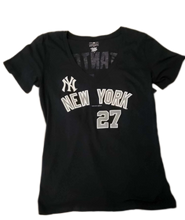 Womens New York Yankees Giancarlo Stanton Campus Lifestyle Tee Shirt