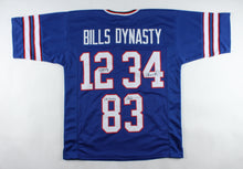 Buffalo Bills Signed Autographed Custom Jersey Jim Kelly, Thurman Thomas, Andre Reed - JSA Authenticated
