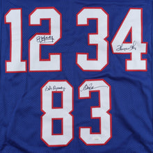Buffalo Bills Signed Autographed Custom Jersey Jim Kelly, Thurman Thomas, Andre Reed - JSA Authenticated