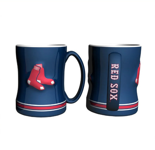 Boston Red Sox Sculptured Relief Coffee Mug