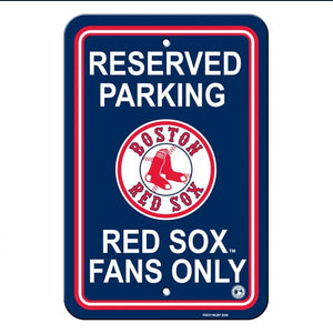 Boston Red Sox Reserved Parking Sign